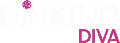 Dinking Diva Funny Pickleball Breast Cancer Awareness Gift Coaster