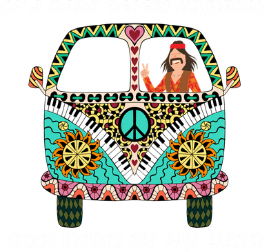 Dark Desert Highway Funny Hippie Doggie Tank