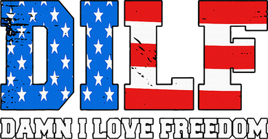 Dilf Damn I Love Freedom Toddler Hoodie