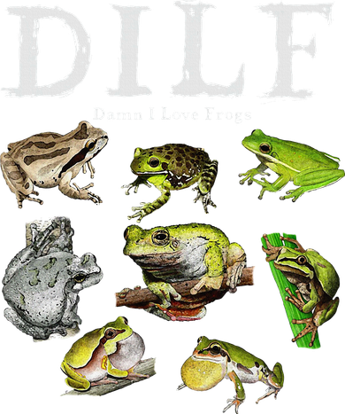 Dilf Damn I Love Frogs Frog Species Graphic Toddler Hoodie
