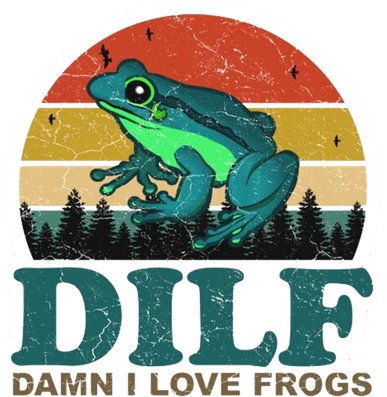 DILF Damn I Love Frogs Toddler Hoodie