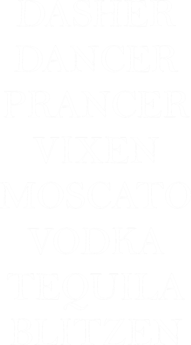 Dasher Dancer Prancer Vixen Moscato Vodka Tequila Blitzen Christmas Kids Long Sleeve Shirt