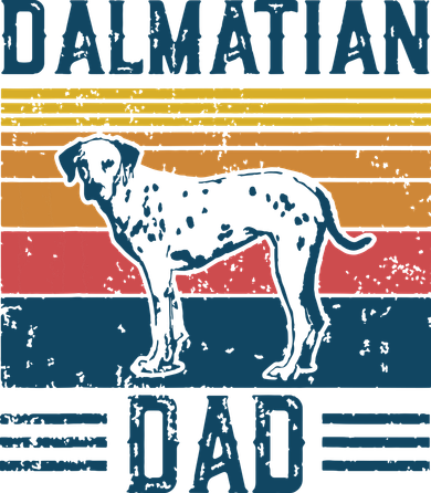 Dog Dalmatian Papa Vintage Dalmatian Dad Tumbler