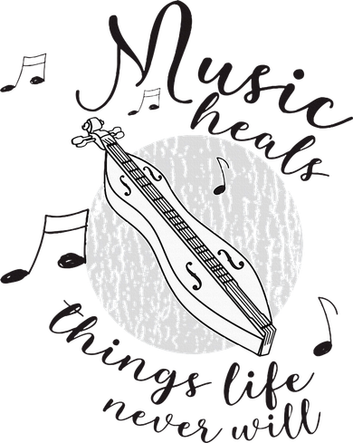 Dulcimerist Dulcimer Player Mountai Nappalachian Dulcimer Kids Sweatshirt