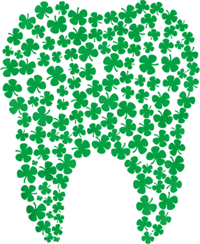 Dental Dentist Tooth Green Shamrocks St PatrickS Day Gift Women's Tank Top