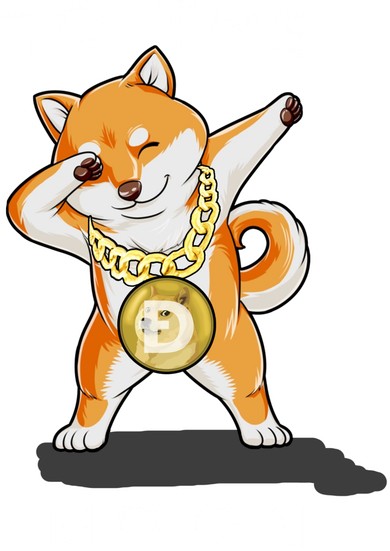 Dogecoin Dab To The Moon Women's Sweatshirt