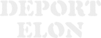 Deport Elon Political Kids T-Shirt