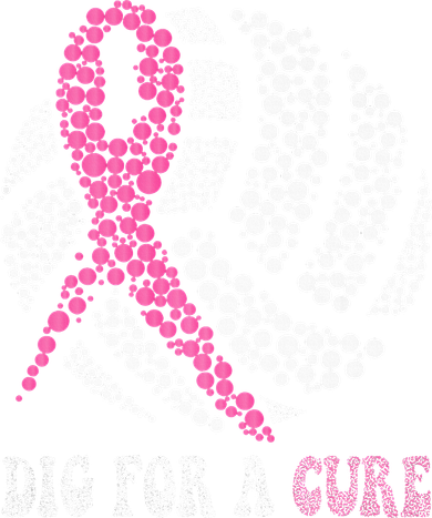 Dig For A Cure Breast Cancer Awareness Volleyball Pink Out Kids Long Sleeve Shirt