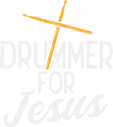 Drummer For Jesus God Drumming Christian Men Women's Long Sleeve Shirt
