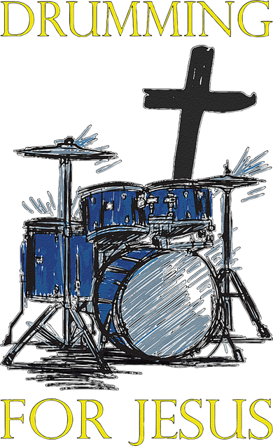 Drumming For Jesus Drummer Drums Kids T-Shirt