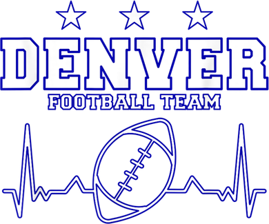 Denver Football Shirt I Football Tshirt I Colorado Bronco Baby Bodysuit