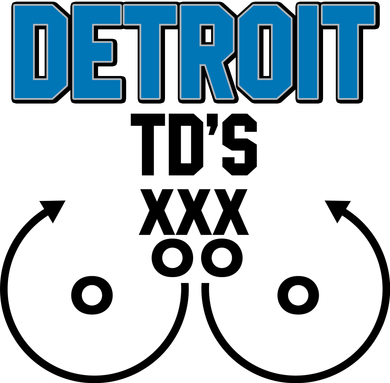 Detroit Football TD's Touchdowns Toddler T-Shirt