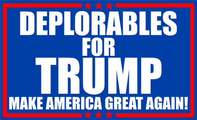 Deplorables For Trump Make America Great Again Kids Long Sleeve Shirt