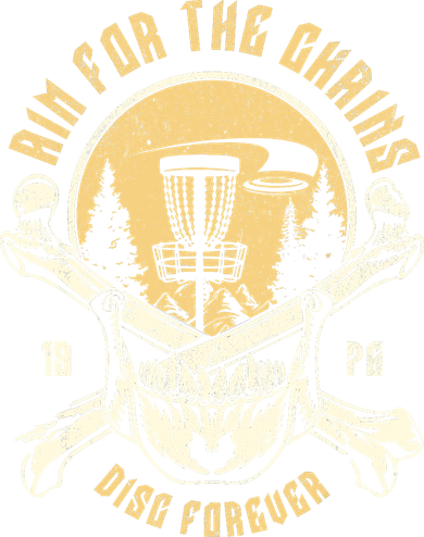 Disc Golf Aim For The Chains Skull Polo