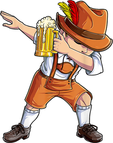 Dabbing German Clothes Oktoberfest Lederhosen Men Prost Beer Mousepad