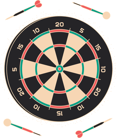 Dartboard Game Kids T-Shirt