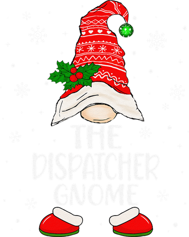 Dispatcher Gnome Funny Dispatch Christmas Pajama.png Doddie Hoodie