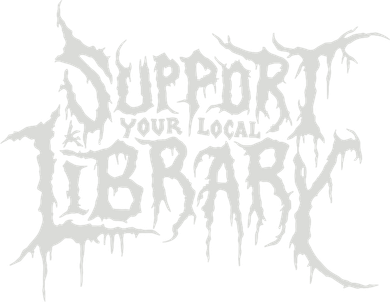 Death Gothic Print Support Your Local Library Style Lovers  Women's Sweatshirt