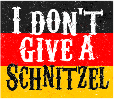 Oktoberfest I Don't Give A Schnitzel German Flag Santa Hat