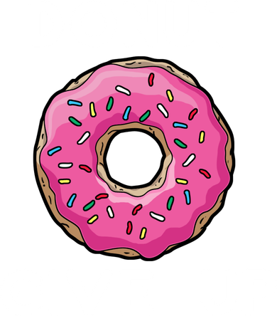Donut Give Up Mousepad