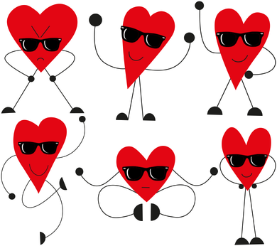 Dancing Hearts Dance Challenge Valentines Day Women's Tank Top