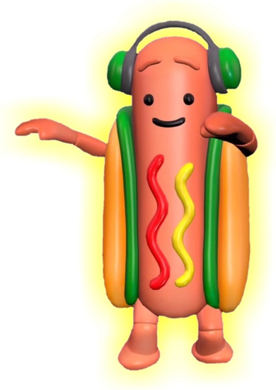 Dancing Hot Dog Funny Filter Meme Baby Bodysuit