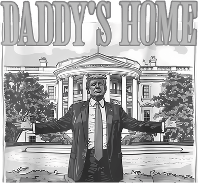 Daddys Home Trump 2024 Maga 2024 Trump Return 45 Sweat Button