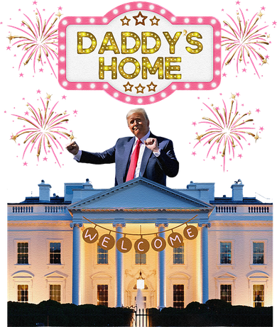 DaddyS Home Trump Dancing Celebrate Winner Maga Sequel Women's Dry Zone Grid Polo
