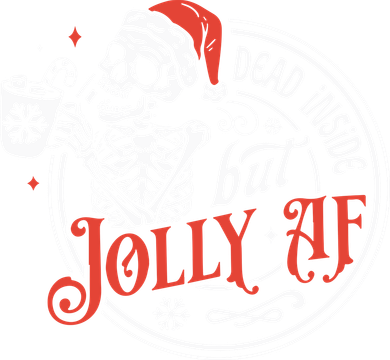 Dead Inside But Jolly Af Dead Inside Jolly Skeleton Christmas Women's Tank Top