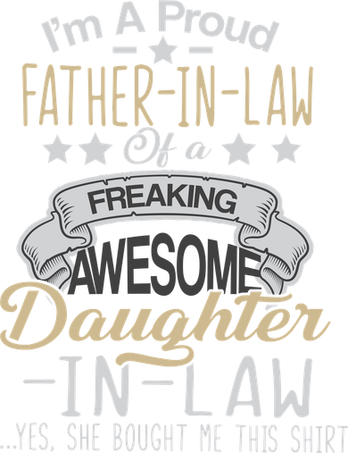 Proud Father In Law Of A Awesome Daughter-In-Law Women's Tank Top