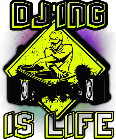 DJ'ING IS LIFE FOR A DJ DJ GEAR Kids Long Sleeve Shirt