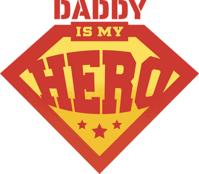 Daddy Is My Hero Kids Hoodie