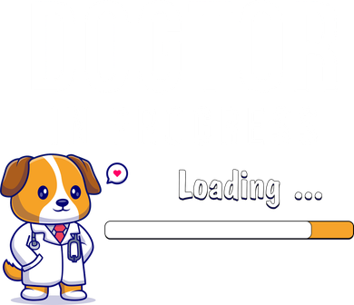 Dogtor In Progress Future Dog Doctor Vet Student Funny Vet Future Vet Long Sleeve Shirt