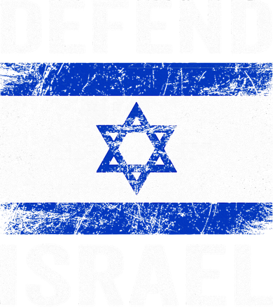 Defend Israel Support Israel I Stand With Israel Israel Flag Toddler T-Shirt