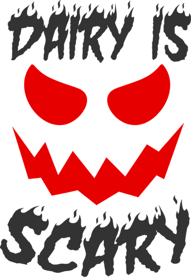 Dairy Is Scary Halloween Scary Face Horror Tote Bag