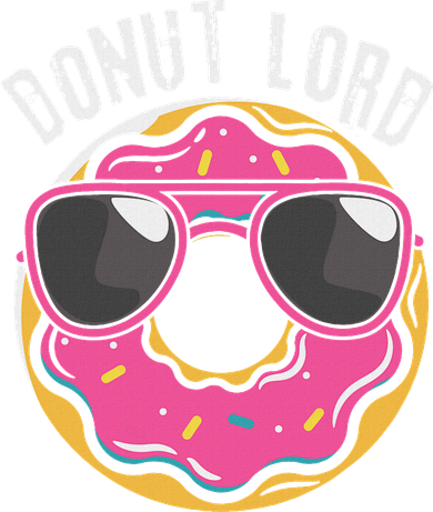 Donut Lord Funny Doughnut Lover Golf Towel