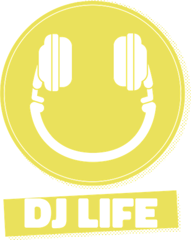 Dj Life Smiley Face Coaster