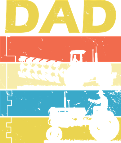 Dad Life Tractor Farmer Retro Tractor Toddler T-Shirt