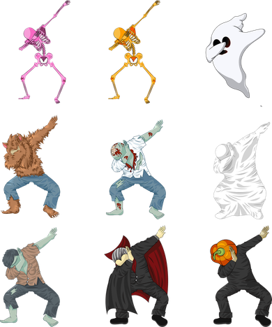 Dabbing Monsters Toddler T-Shirt