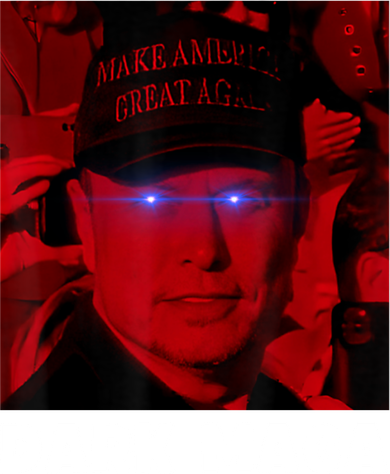Dark Maga 2024 IM Not Just Maga IM Dark Maga Funny Trump Toddler Hoodie