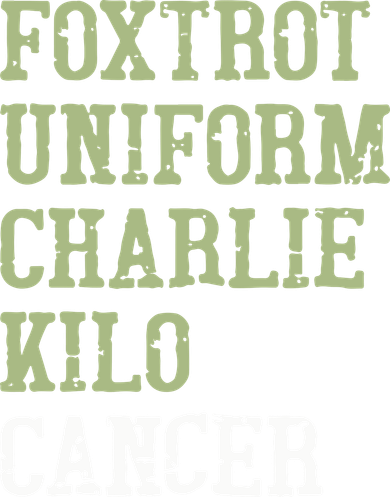 Dave Mustaine Foxtrot Uniform Charlie Kilo Cancer Hat