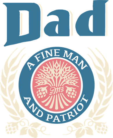 Dad A Fine Man And Patriot Coaster