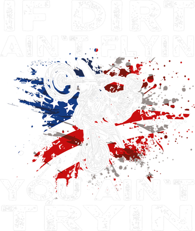 Dirtbike Motocross MX If Dirt Aint Flyin You Aint Tryin US Toddler Hoodie