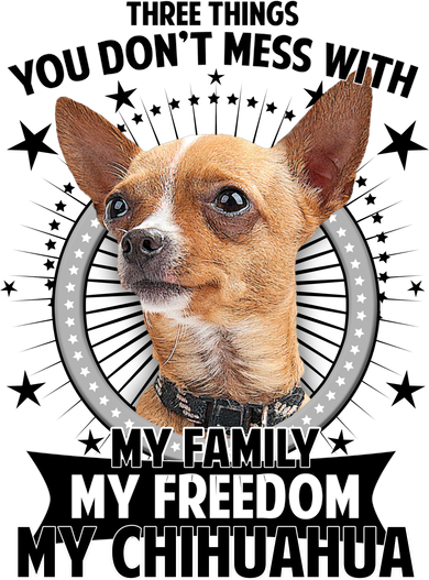 Don't Mess With My Chihuahua Doggie Tank