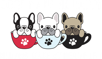 Dogs Make Me Happy Humans Make My Head Hurt Women's T-Shirt