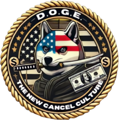 Doge Meme New Cancel Culture Department Of Government Efficiency Dark Maga Elon Toddler Hoodie