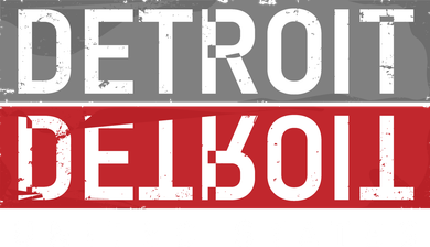 Detroit Mirrored Vintage Logo Backpack