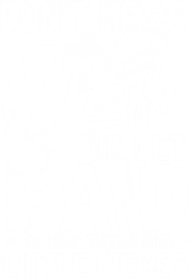 Dont Mess With Chefs Knife Butcher And Cook Cute Gift Doggie Tank