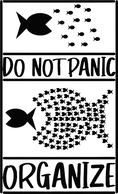 Do Not Panic Organize Dont Panic Kids Hoodie