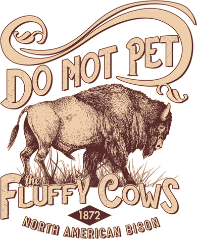 Vintage Do Not Pet The Fluffy Cows Kids Sweatshirt